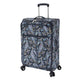 variant:46795400249536 London Fog 
Mayfair Softside Medium Checked Luggage Navy And White Paisley