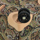 variant:46795400282304 London Fog 
Mayfair Softside Medium Checked Luggage Black And Sand Paisley