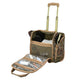 variant:46795402903744 London Fog Mayfair Softside Large Checked Luggage Black And Sand Paisley