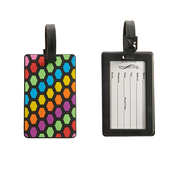 Rubberized Luggage Tags