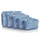 variant:46559110922432 Metallic Packing Cube 5-Piece Set Icy Blue