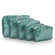 variant:46559111774400 Metallic Packing Cube 5-Piece Set Midnight Green