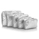 variant:46559111905472 Metallic Packing Cube 5-Piece Set Silver