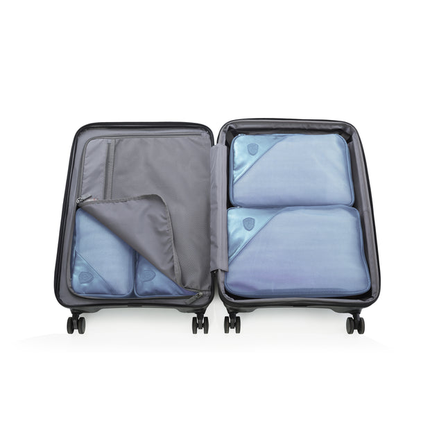 variant:46559110922432 Metallic Packing Cube 5-Piece Set Icy Blue