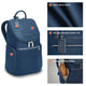 variant:46660586176704 Rhapsody U-Zip Backpack Navy