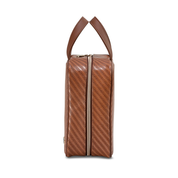 variant:43756688146624 SJ Martha Large Briefcase Rosewood Cognac