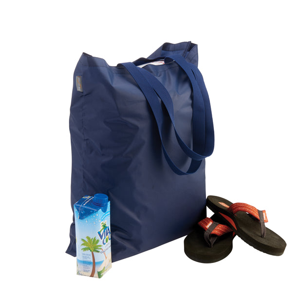 variant:43785115893952 smooth trip Foldable Shopping Bag Blue