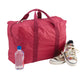 variant:43785127329984 smooth trip Foldable Tote Raspberry