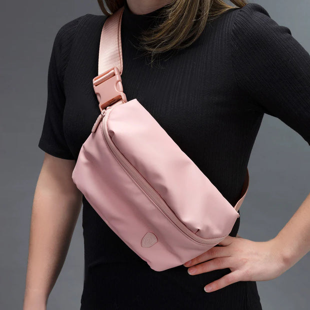 variant:46559256641728 The Puffer Mini Waist Bag Rose