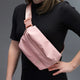 variant:46559256641728 The Puffer Mini Waist Bag Rose