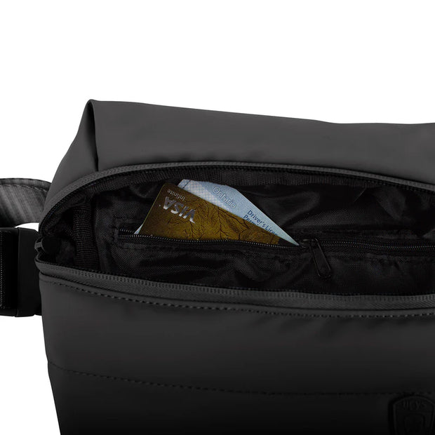 variant:46559256576192 The Puffer Mini Waist Bag Black