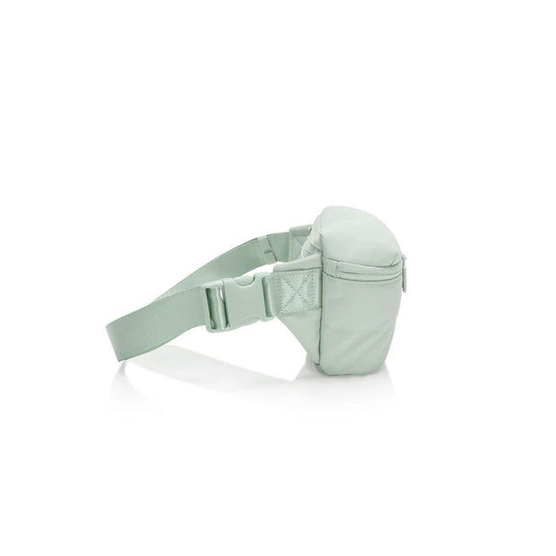 variant:46559256608960 The Puffer Mini Waist Bag Sage Green