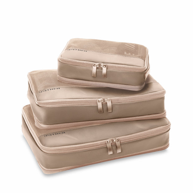 variant:46655140462784 Travel Essentials Carry-On Packing Cube Set Tan