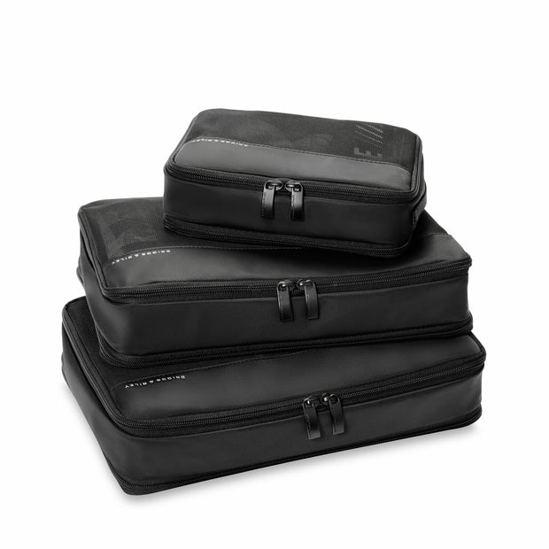 variant:46655141970112 Travel Essentials Carry-On Packing Cube Set Black