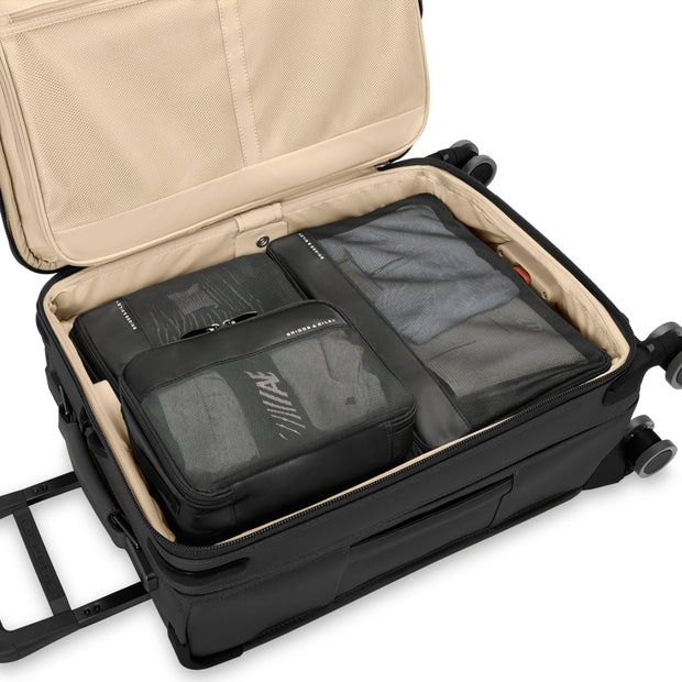 variant:46655141970112 Travel Essentials Carry-On Packing Cube Set Black