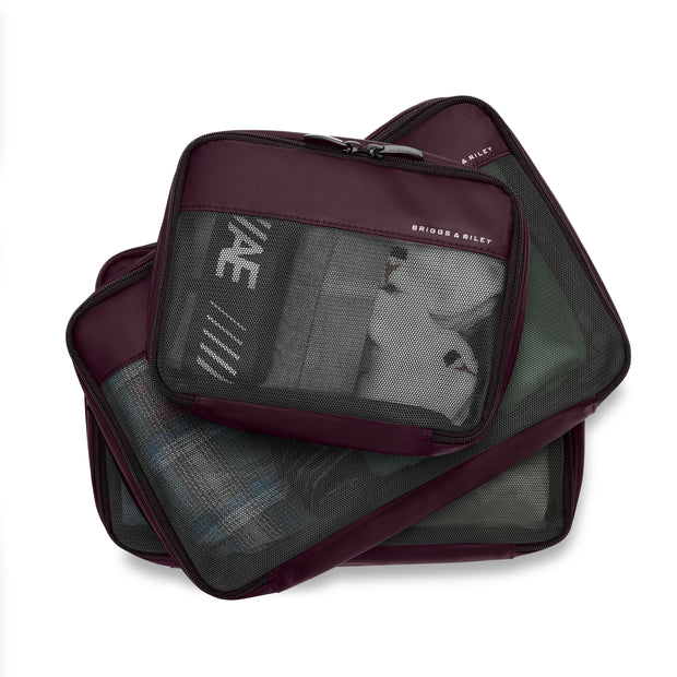 variant:46655142101184 Travel Essentials Carry-On Packing Cube Set Plum