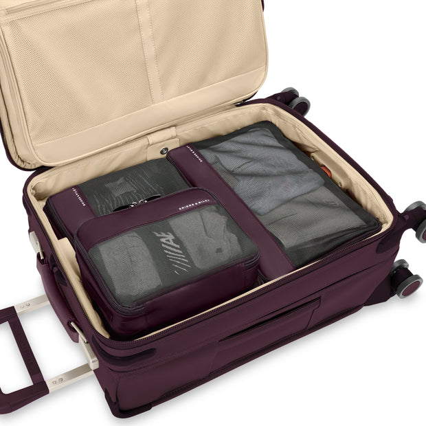 variant:46655142101184 Travel Essentials Carry-On Packing Cube Set Plum