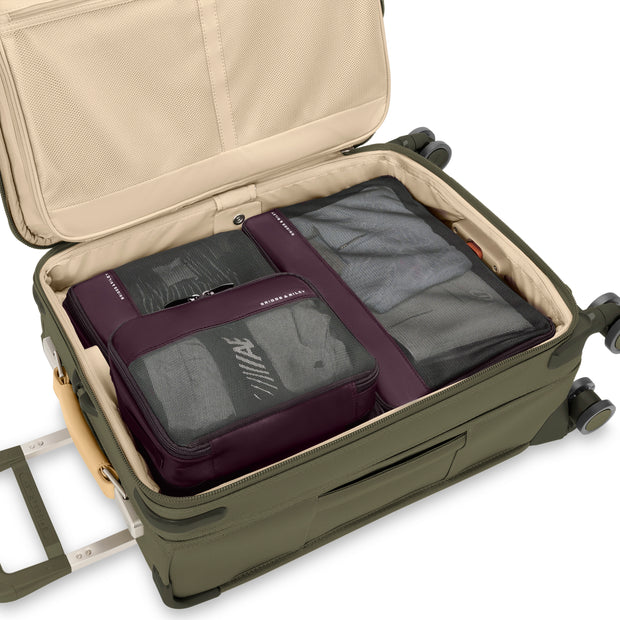 variant:46655142101184 Travel Essentials Carry-On Packing Cube Set Plum
