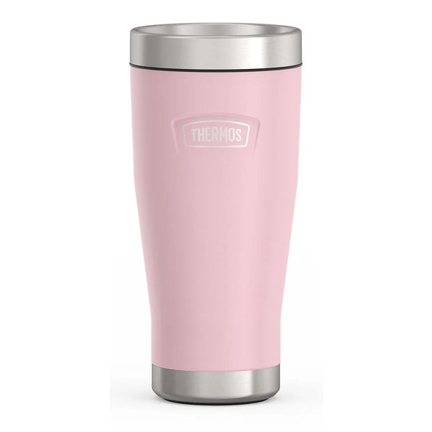 variant:46477351551168 Thermos 16oz Icon Stainless Steel Tumbler Matte Sunset Pink