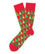 variant:43985408000192 Holiday Themed Socks Medium Large  Red and Green Tree
