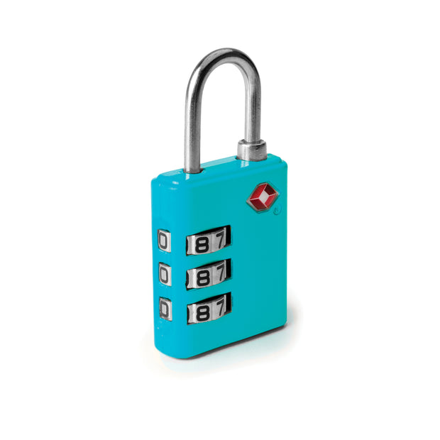 variant:43573941207232 travelon luggage lock aqua