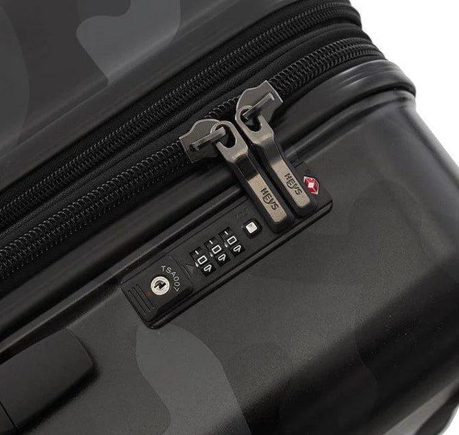 Black Camo Hardside Carry-On Luggage