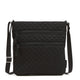 variant:43566593081536 Vera Bradley Triple Zip Hipster Crossbody Bag in Microfiber - Black