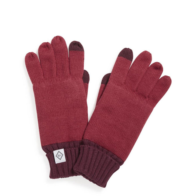 variant:43333043224768 vera bradley knit tech gloves cranberry