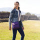 variant:42999521214656 travelon Mini Shoulder Bag purple