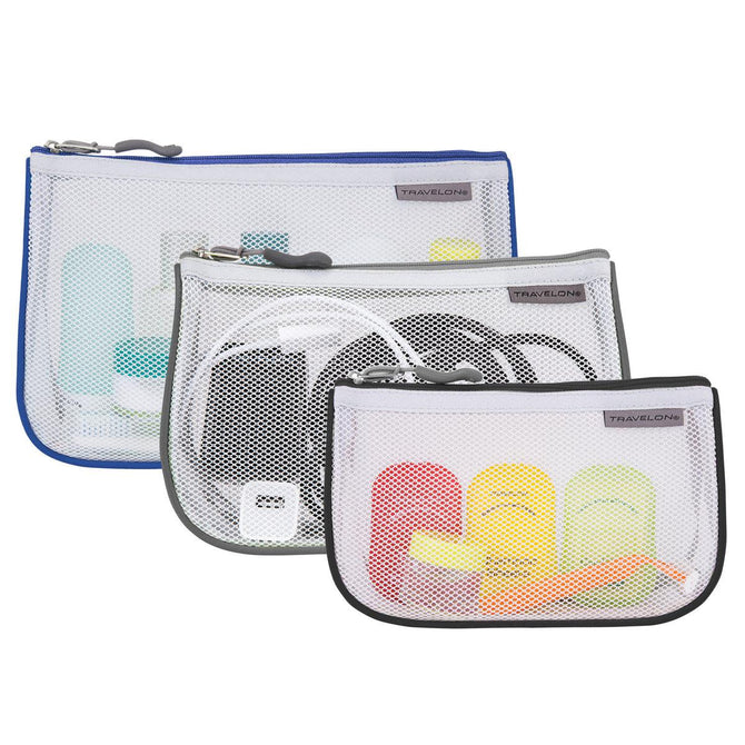 variant:42999523016896 Set of 3 Assorted Piped Pouches Cool Tones