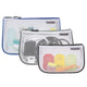 variant:42999523016896 Set of 3 Assorted Piped Pouches Cool Tones