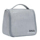 variant:42999671390400 travelon World Travel Essentials Hanging Toiletry Kit Gray Heather 