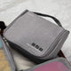 variant:42999671390400 travelon World Travel Essentials Hanging Toiletry Kit Gray Heather 