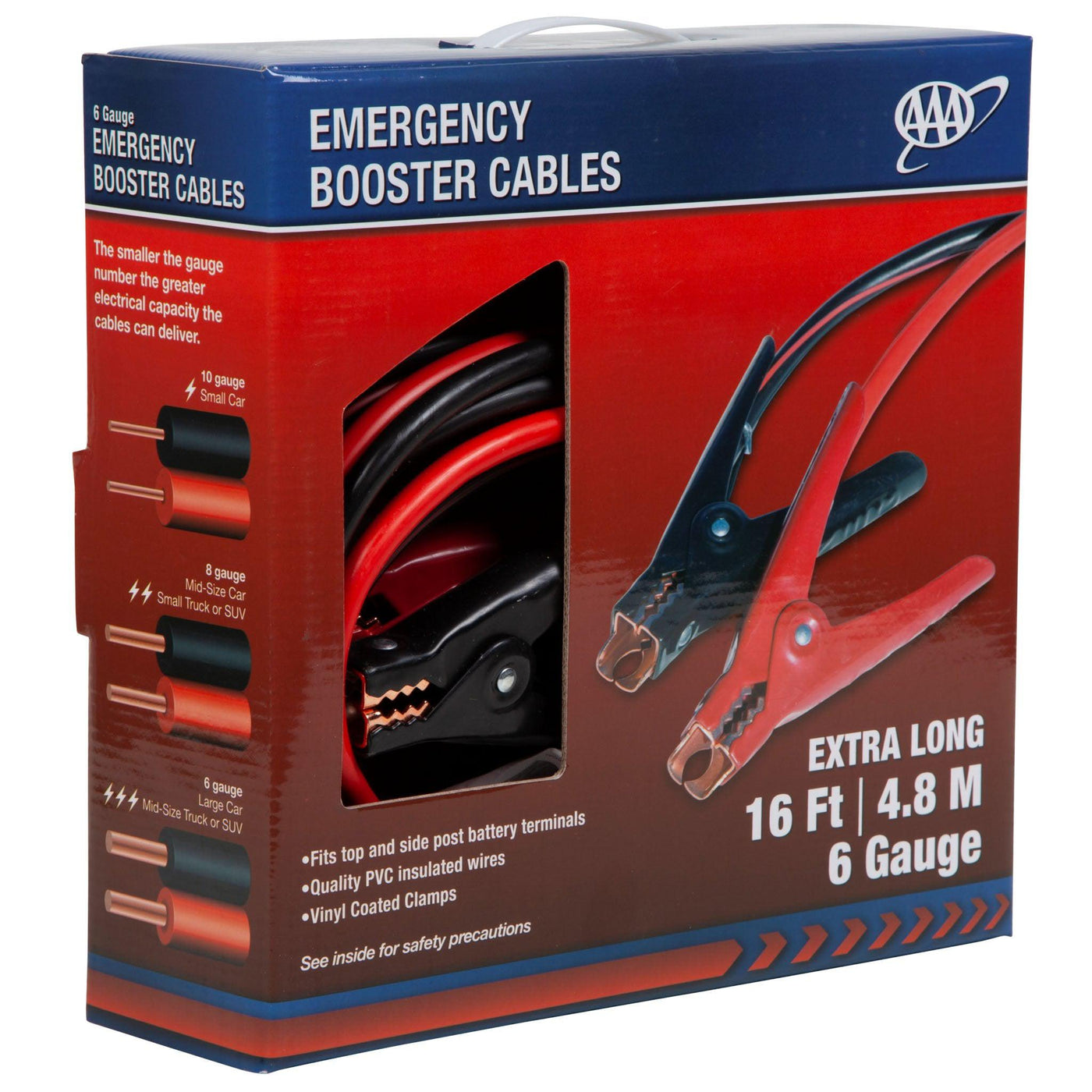 AAA.com  AAA 16'/6G Booster Cables