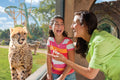 Busch Gardens Tampa - Girl with mom viewing cheetah