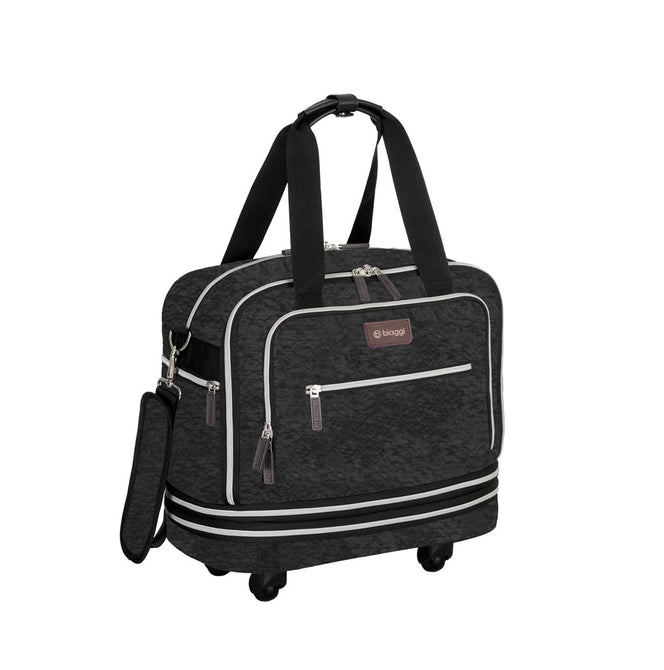 variant:41182590992576 AAA.com | Biaggi Zipsak Boost! Expandable Under-Seat Carry-On + Zipcube - Black