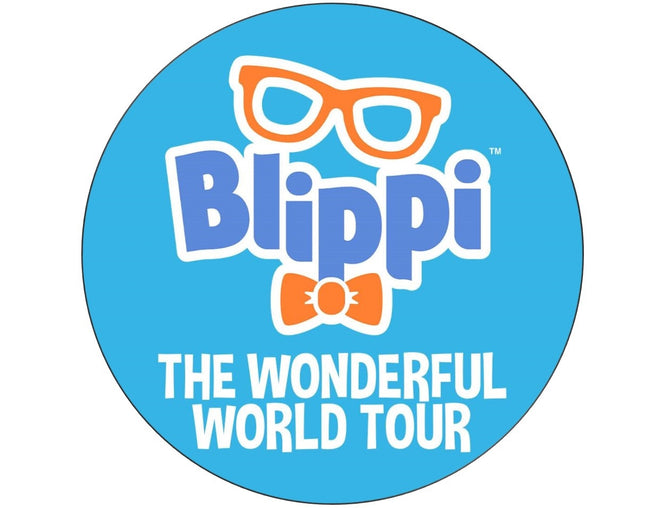 Blippi The Wonderful World Tour Logo