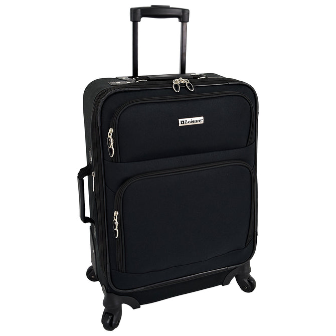 variant:42974510776512 Leisure Travel - Catalina 4 Piece Luggage Set - Black