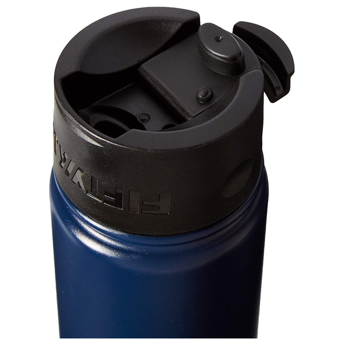 variant:42448711745728 FIFTY/FIFTY 20oz Insulated Bottle with Wide Mouth Flip Lid - Navy Blue