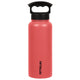 variant:42518400991424 Fifty/Fifty 34oz Insulated Bottle with Wide Mouth 3-Finger Lid - Coral