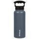 variant:42518401024192 FIFTY/FIFTY 34oz Insulated Bottle with Wide Mouth 3-Finger Lid - Slate Grey