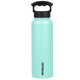 variant:42578251251904 FIFTY/FIFTY 40oz Insulated Bottle with Wide Mouth 3-Finger Lid - Cool Mint