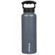 variant:42578251186368 FIFTY/FIFTY 40oz Insulated Bottle with Wide Mouth 3-Finger Lid - Slate Grey
