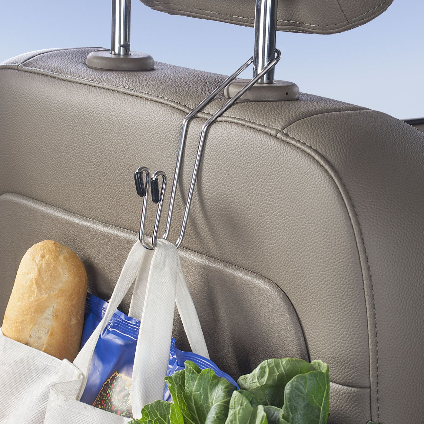 Bag hooks for the car 2-pack - Headrest hooks