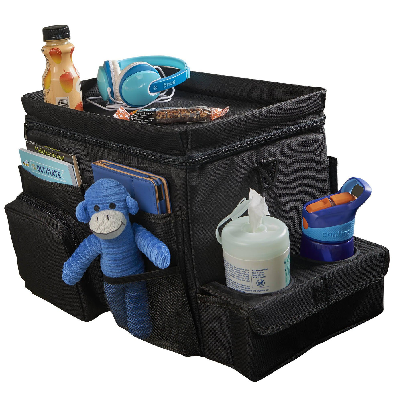 High Road Large CarHop Car Seat Organizer for the Front or Back Seat for  Kids and Adults with Cup Holder Tray, Side Pockets and Cooler Compartment