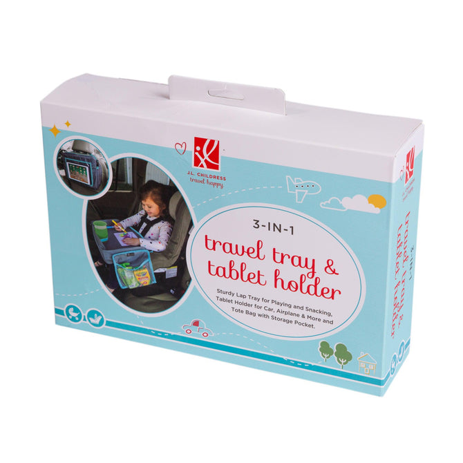 JL Childress 3-IN-1 Travel Lap Tray and Tablet Holder for Kids