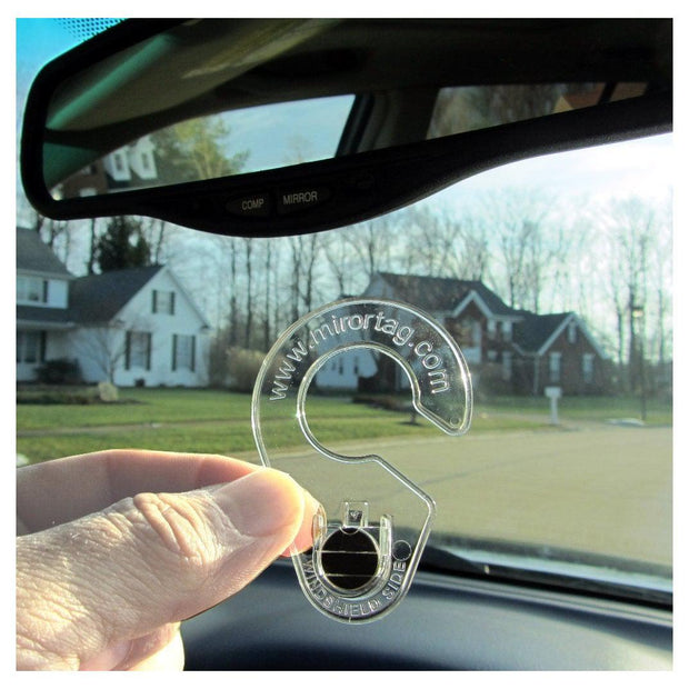 AAA.com | JL Safety - MirorTag™ Silver Handicapped Parking Placard Holder & Protector