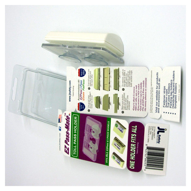 Adhesive Strips Tag Tape Mounting Kit for EZ Pass, I-Pass, Office, Home,  Shop Supplies (20 Pieces)