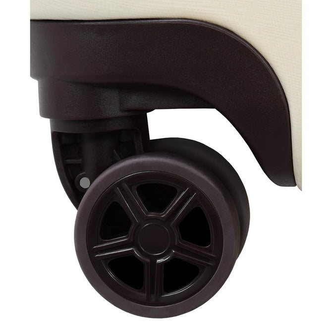 London Fog Brentwood II 20” Hardside 8-Wheel Carry-On Spinner Luggage - Cream