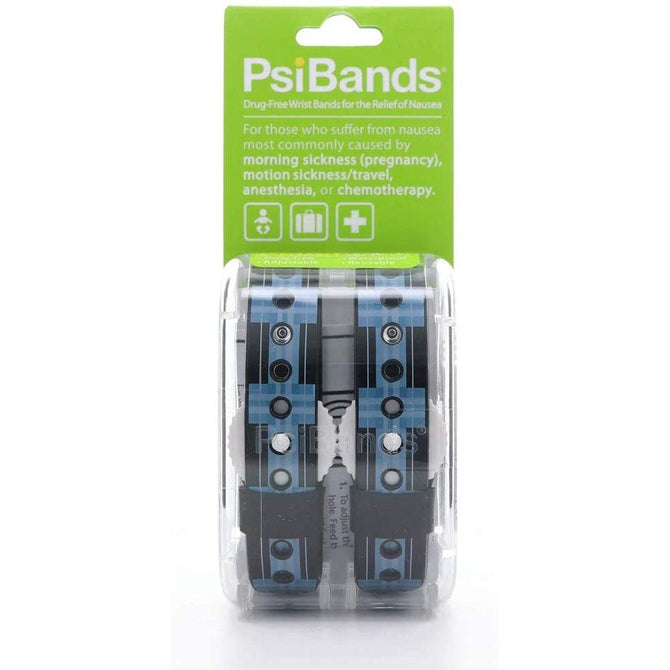 variant:42824529707200 Psi Bands - Wrist Bands for Motion Sickness & Nausea Relief - Fast Track Pattern